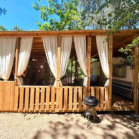 каравана синята маймуна плаж градина # Rv Blue Monkey On The *