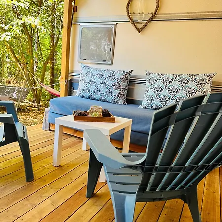 каравана синята маймуна плаж градина # Rv Blue Monkey On The