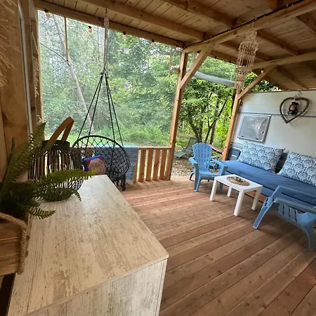 каравана синята маймуна плаж градина # Rv Blue Monkey On The *