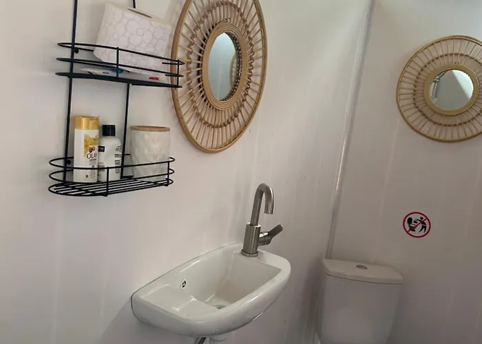 каравана синята маймуна плаж градина # Rv Blue Monkey On The Кемпинг Черноморец