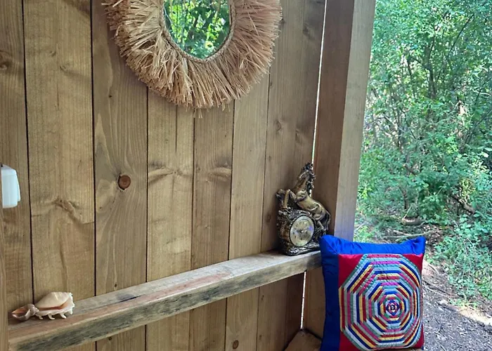 каравана синята маймуна плаж градина # Rv Blue Monkey On The Кемпинг Черноморец