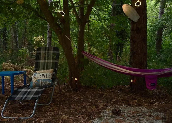 каравана синята маймуна плаж градина # Rv Blue Monkey On The Черноморец