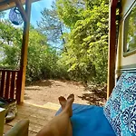 Camping каравана синята маймуна плаж градина # Rv Blue Monkey On The *