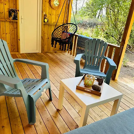 Campsite каравана синята маймуна плаж градина # Rv Blue Monkey On The