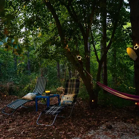 каравана синята маймуна плаж градина # Rv Blue Monkey On The * Chernomorets